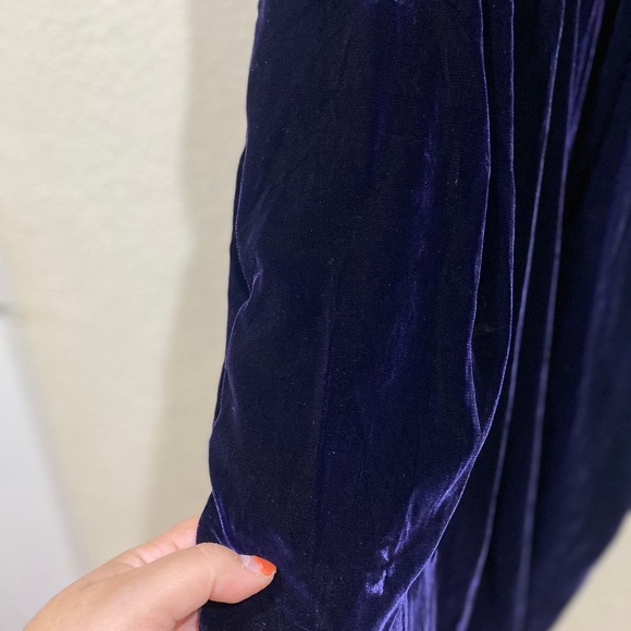 Vintage Jean Paul Gaultier Velvet Dress Size 6 - Picture 6 of 13